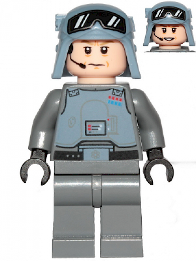 General Maximillian Veers — General Maximillian Veers - Chest Armor, Sand Blue Helmet with Goggles Pattern, Plain Legs