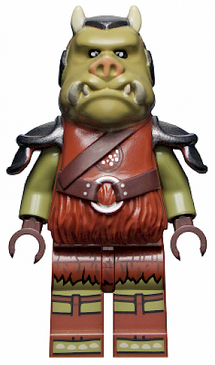 Gamorrean Guard — Gamorrean Guard - Olive Green, Reddish Brown Legs