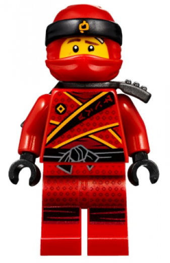 Kai — Kai - Sons of Garmadon, Ninjago Logogram Letter H on Head Wrap