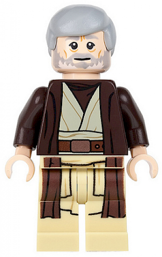 Obi-Wan Kenobi — Obi-Wan Kenobi - Old, Dark Brown Hooded Coat