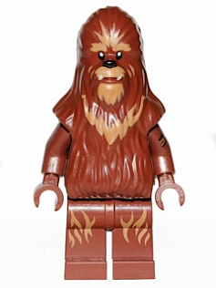 Wookiee - Reddish Brown with Dark Tan Fur, Printed Legs, Band on Left Arm