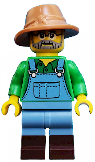 Farmer — Farmer, Series 15 (Minifigure Only without Stand and Accessories)