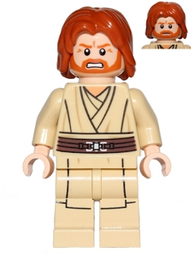 Obi-Wan Kenobi — Obi-Wan Kenobi (Mid-Length Tousled with Center Part Hair)