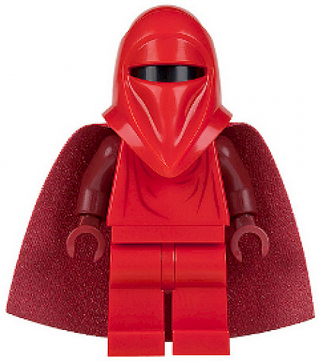 Imperial Royal Guard — Imperial Royal Guard - Dark Red Arms and Hands, Starched Fabric Cape