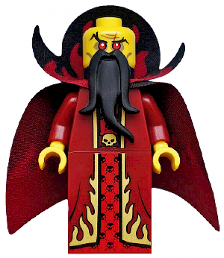 Evil Wizard — Evil Wizard, Series 13 (Minifigure Only without Stand and Accessories)