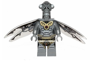 Geonosian Zombie - Dark Bluish Gray, with Wings