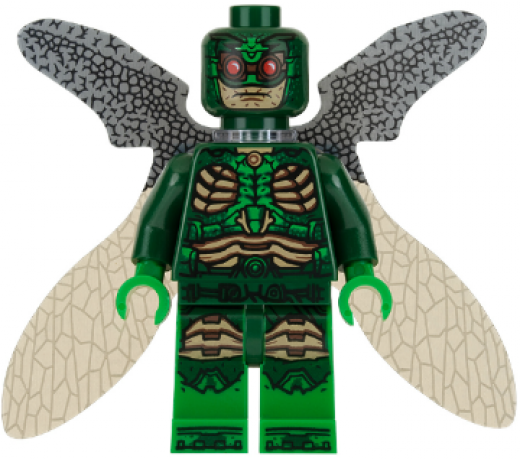 Parademon — Parademon - Dark Green, Collapsed Wings